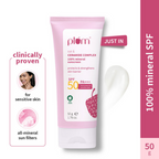 Plum Oat & Ceramide Complex 100% Mineral Sunscreen SPF 50 PA+++ | Grocsy