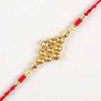 Kundan Rakhi With Dry Fruits & Besan Laddoos | Grocsy