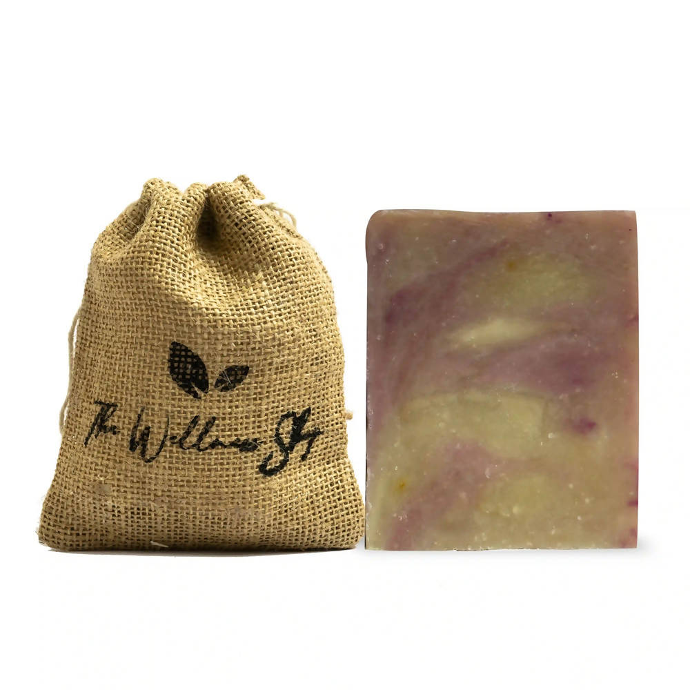 The Wellness Shop Rose And Saffron Facial Soap | Grocsy