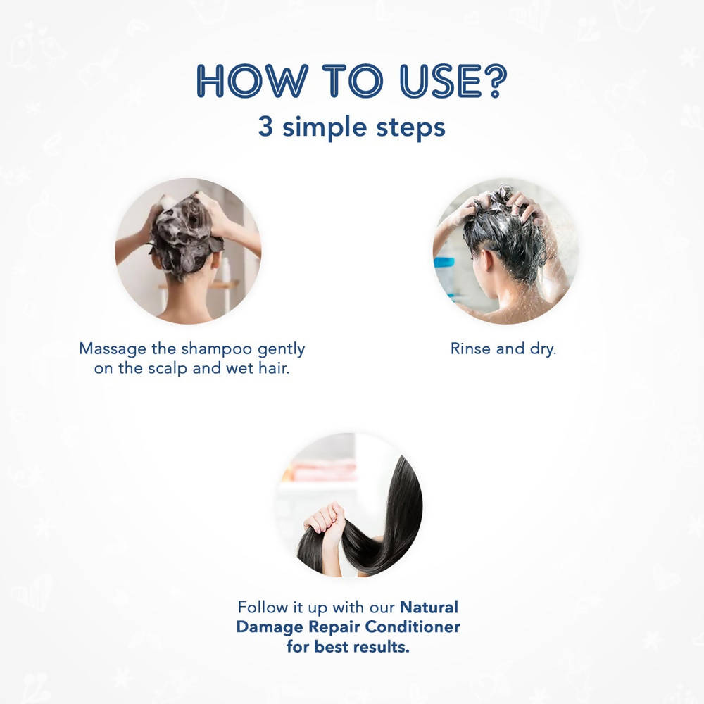 The Moms Co Natural Damage Repair Shampoo (200 ml) | Grocsy