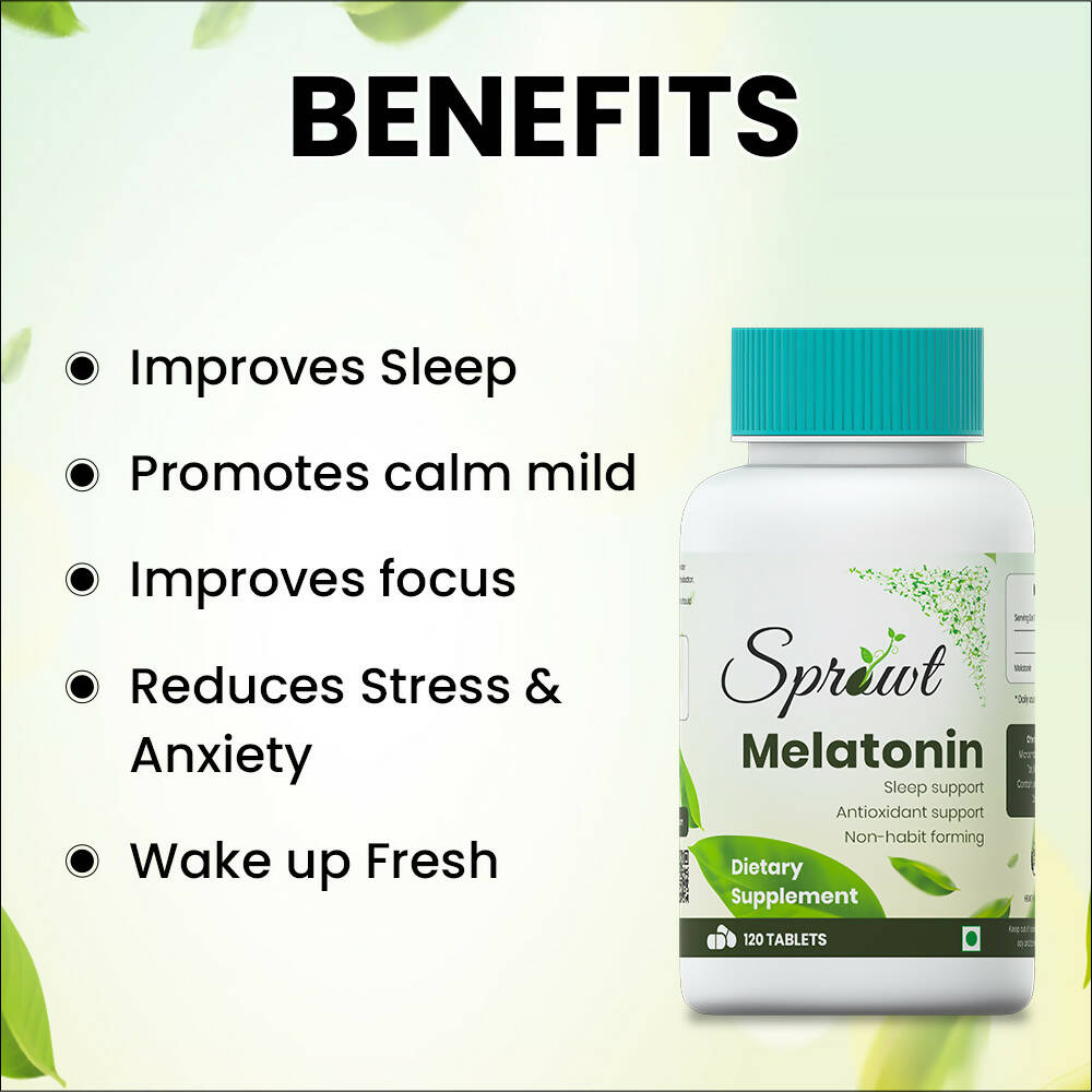 Sprowt Melatonin Tablets | Grocsy
