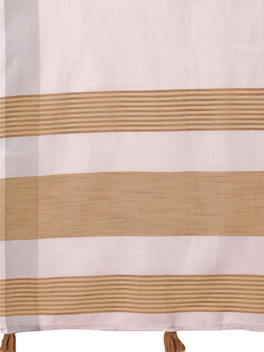 Shree Shyam Fashion The White Loom White Linen Cotton Saree | Grocsy