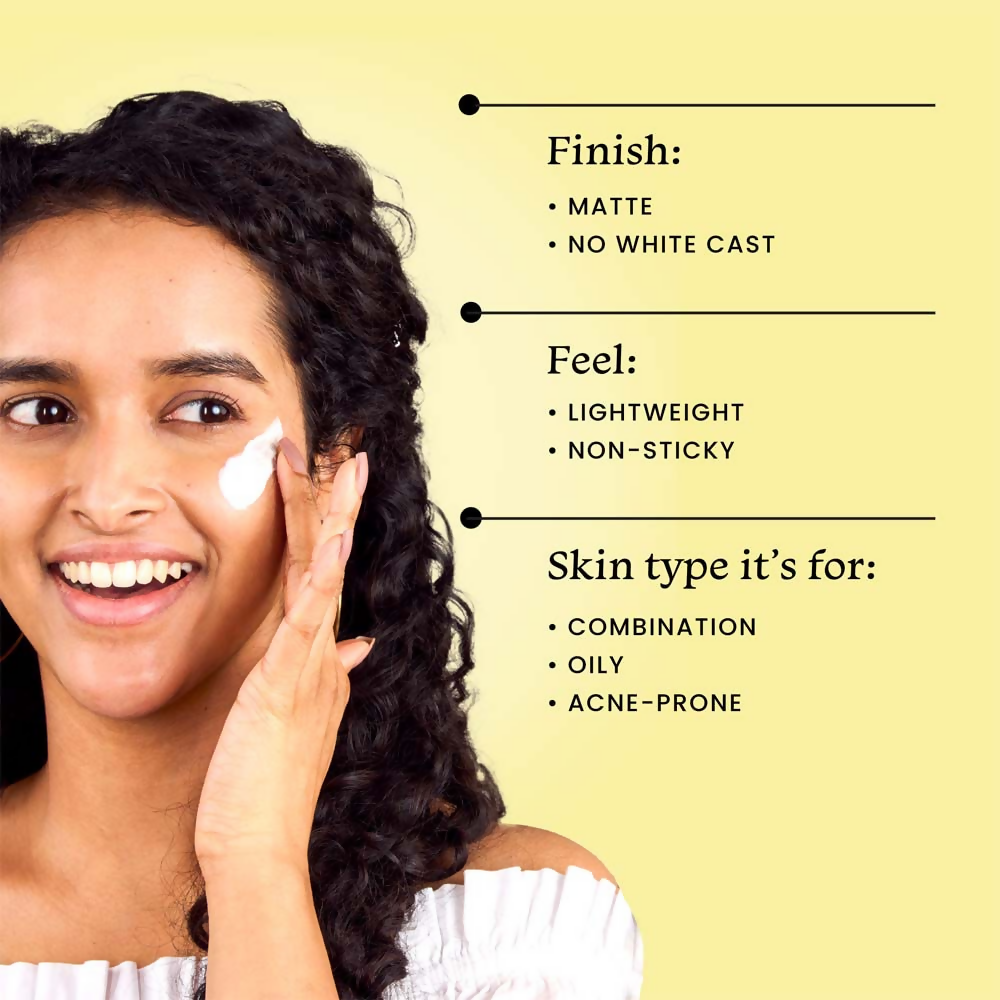 Foxtale SPF 70 Gel-Cream Sunscreen for Oily Skin with PA++++ & Niacinamide | Grocsy