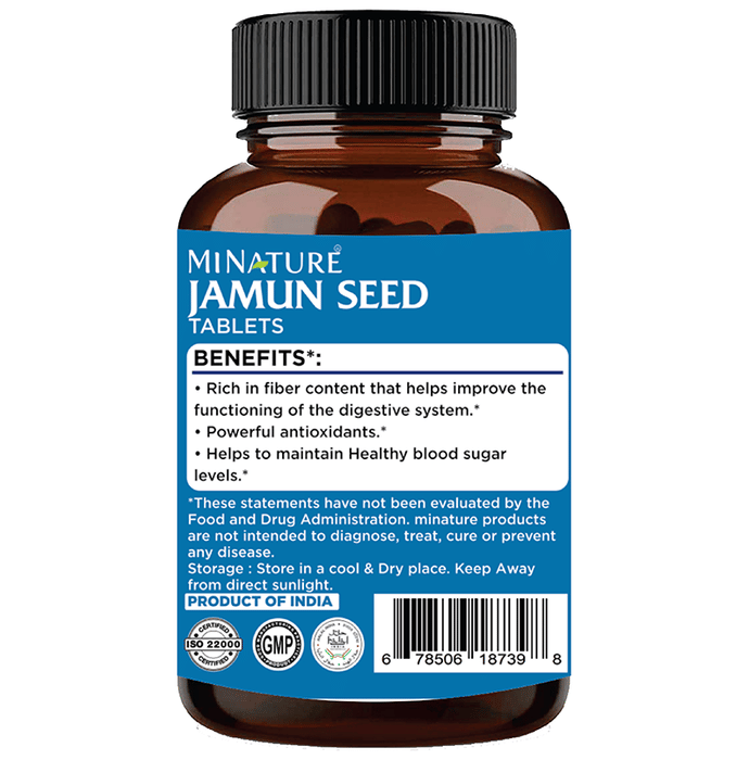 Minature Jamun Seed Tablets | Grocsy