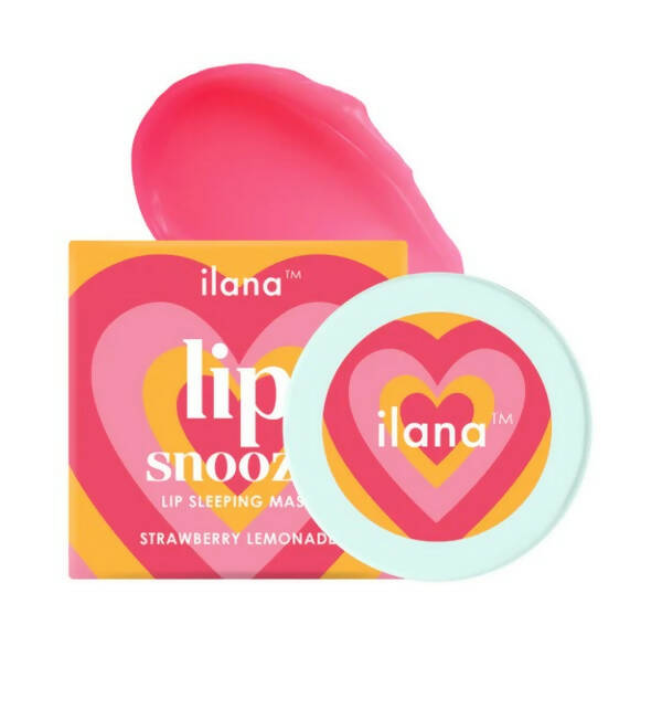 Ilana Lip Snooze Overnight Healing Vegan Lip Mask - Strawberry Lemonade | Grocsy
