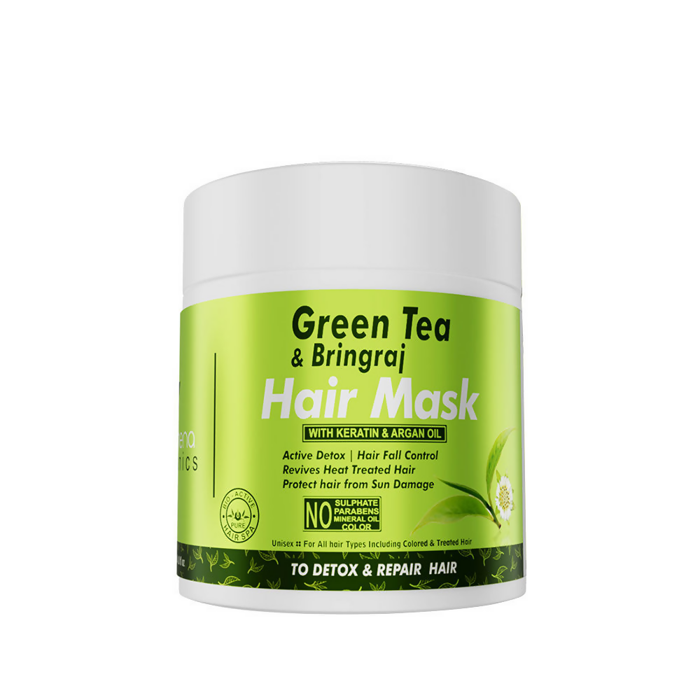 Volamena Green Tea & Bhringraj Hair Mask | Grocsy