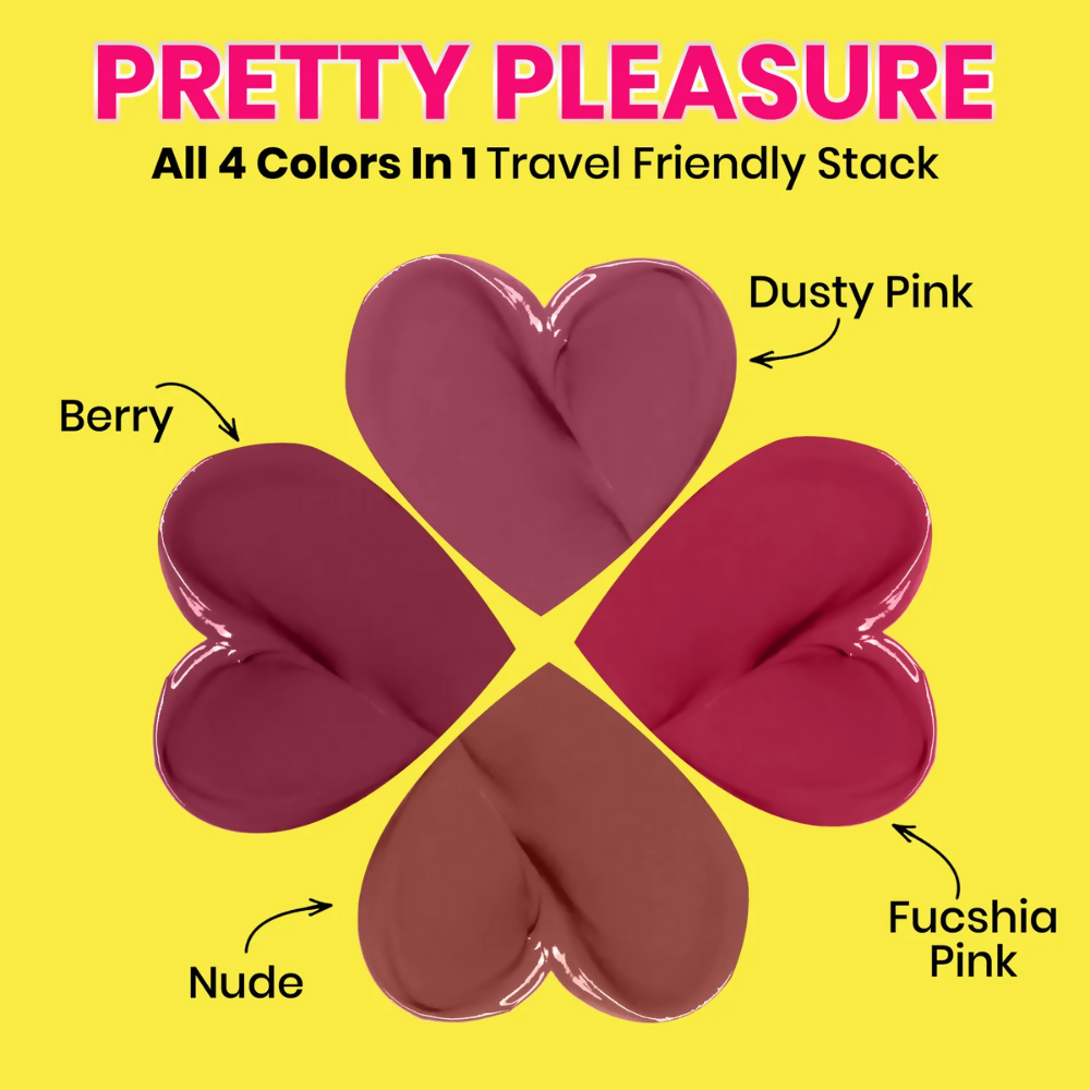 NY Bae 4 IN 1 Lip Play Liquid Lipstick - Pretty Pleasure | Grocsy