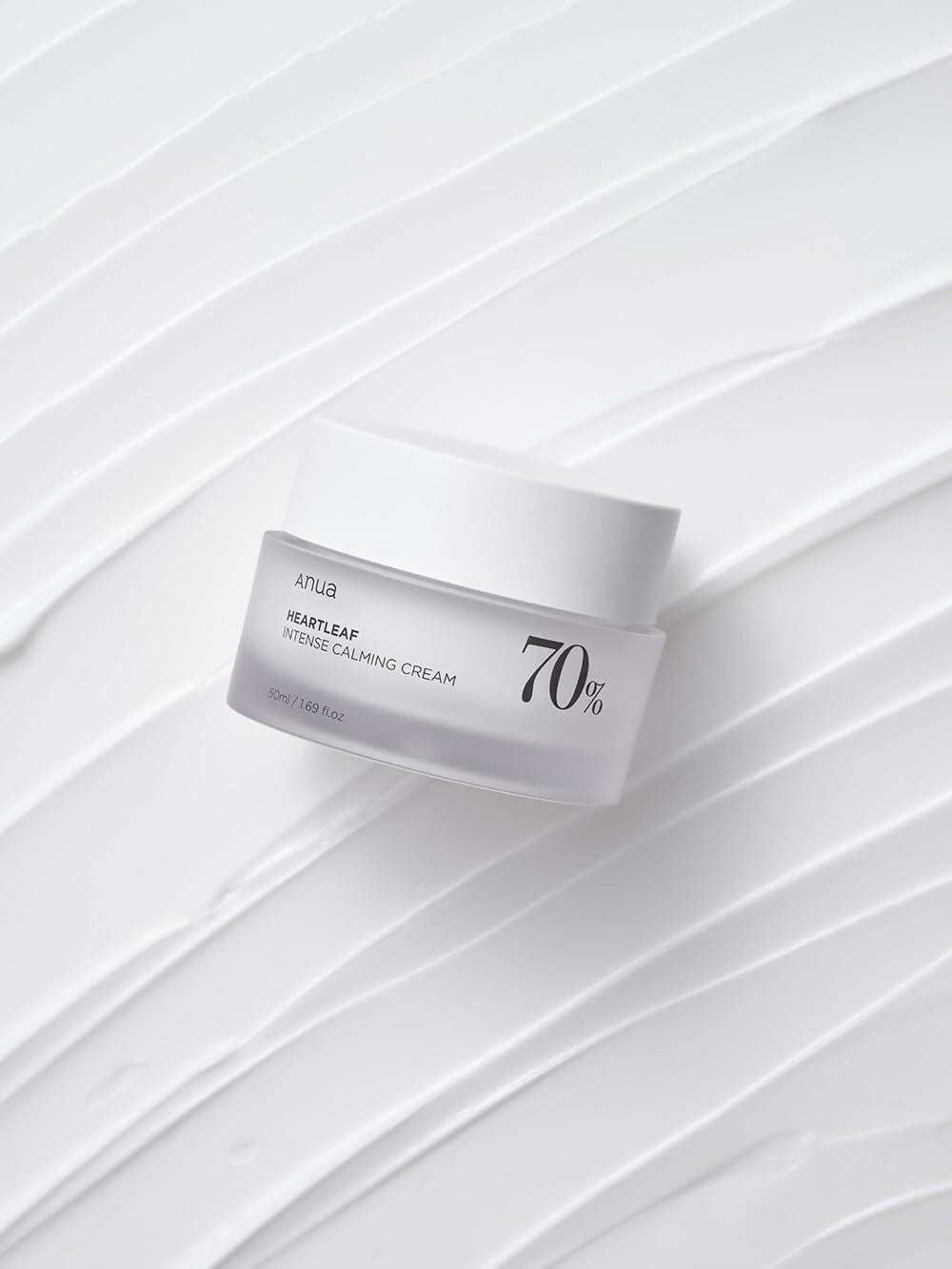 Anua Heartleaf 70 Intense Calming Cream With Ceramide, Panthenol, Heartleaf Extract - Korean Skincare | Grocsy