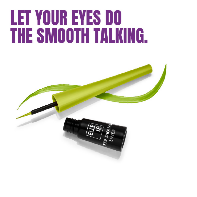 Elle 18 Eye Drama Liner - Glo Green | Grocsy