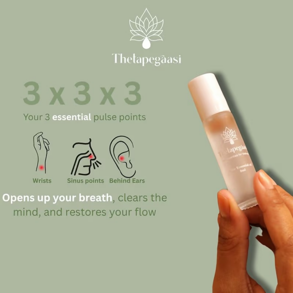 Thetapegaasi Breathe Pure Essential Oil Roll-On | Grocsy