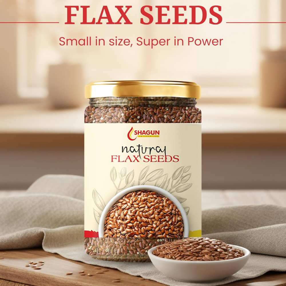 Shagun Natural Flax Seeds | Grocsy