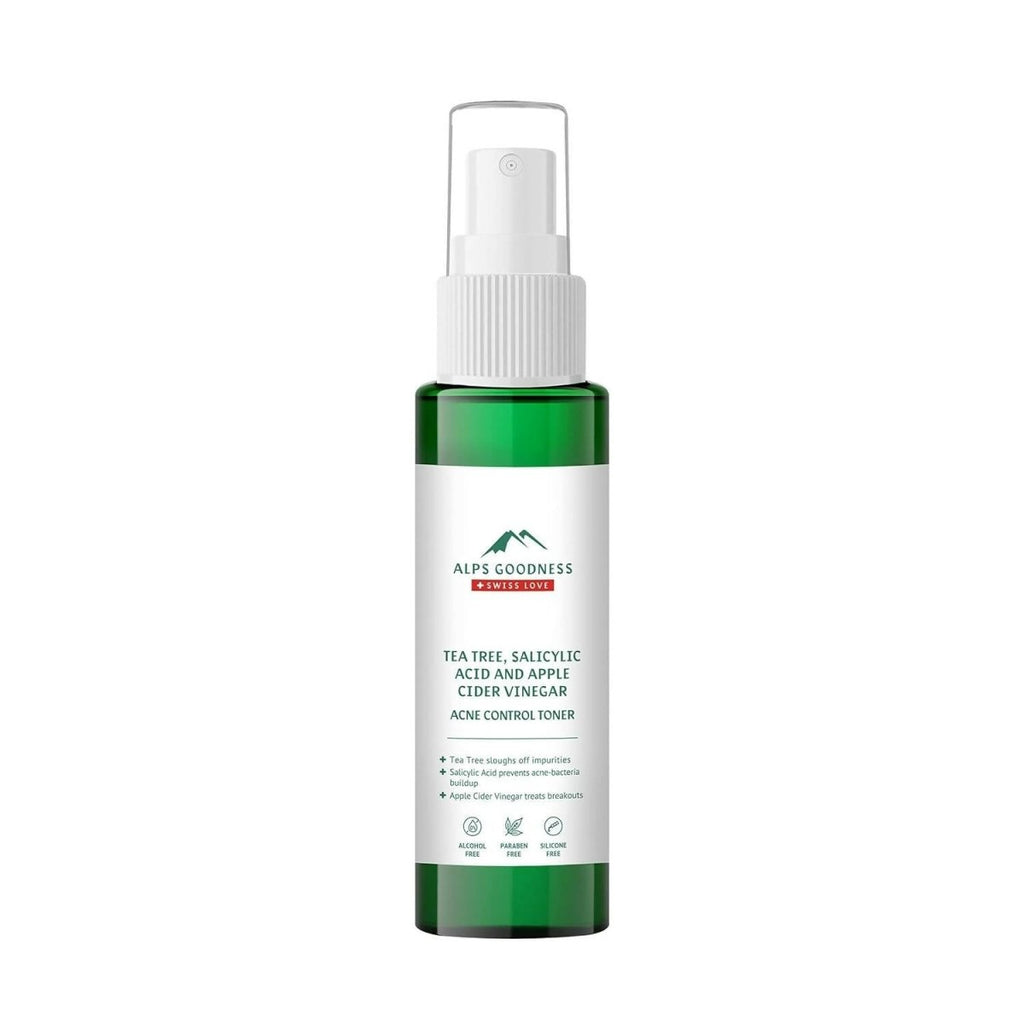 Alps Goodness Acne Control Toner for Oily Skin with Tea Tree Apple, Cider Vinegar & Salicylic Acid | Grocsy