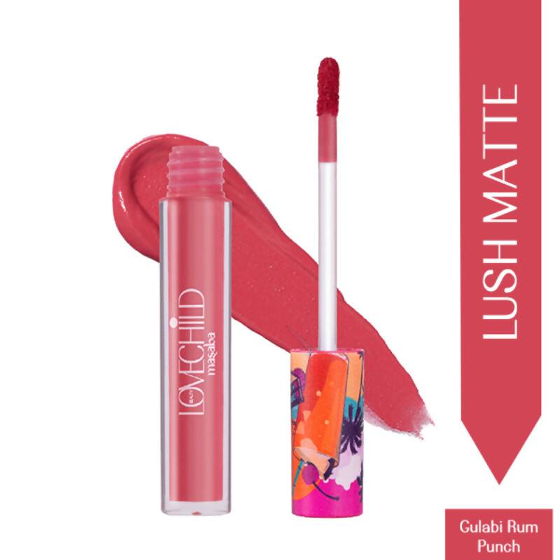 LoveChild By Masaba Gupta Mamma Mia Lush-Matte Lip Creme - Gulabi Rum Punch | Grocsy
