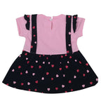 NammaBaby Baby Girl's A-Line Mini Frock Dress - Pink 117 | Grocsy