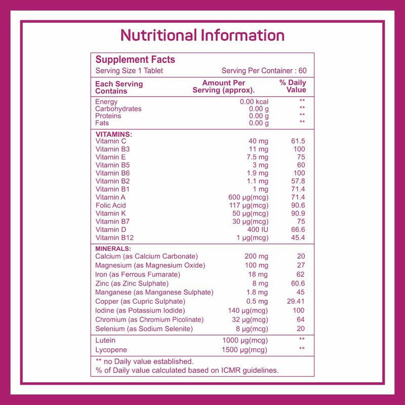 Healthvit Cenvitan Multivitamin Tablets for Women | Grocsy