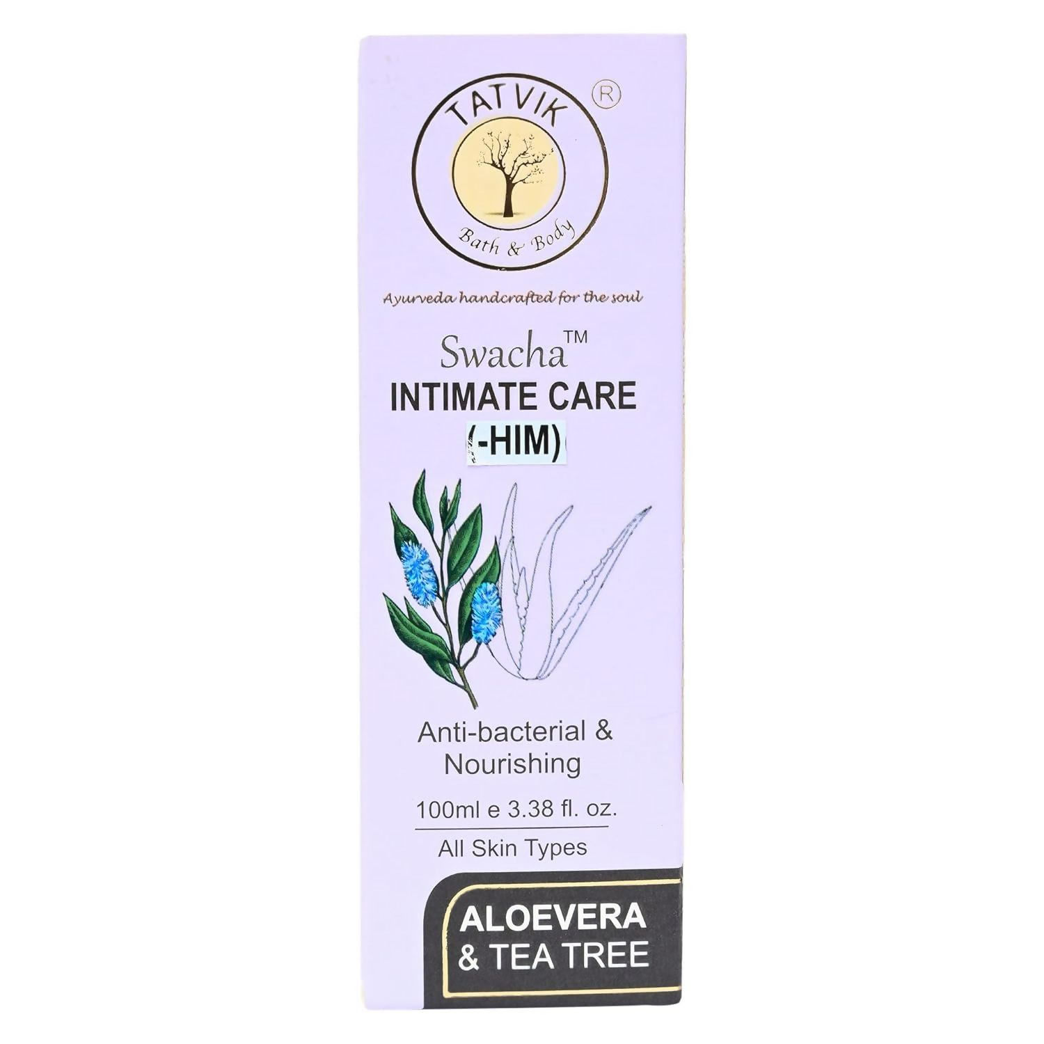 Tatvik Ayurveda Swacha Intimate Care Him (Aloevera & Tea Tree) | Grocsy