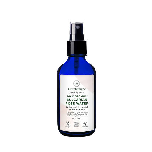 Juicy Chemistry Bulgarian Rose Water Toner for brighter skin | Grocsy