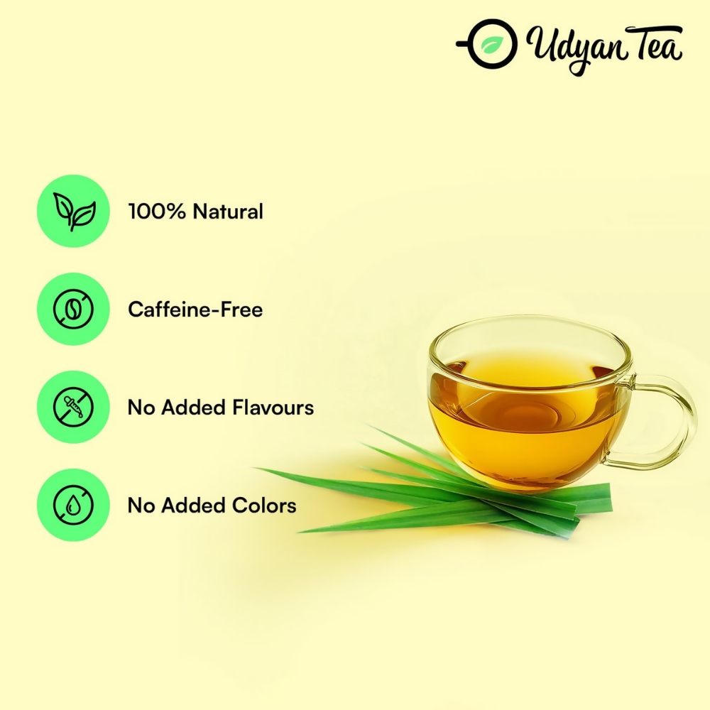 Udyan Tea Lemongrass Pure Herbal Tea | Grocsy