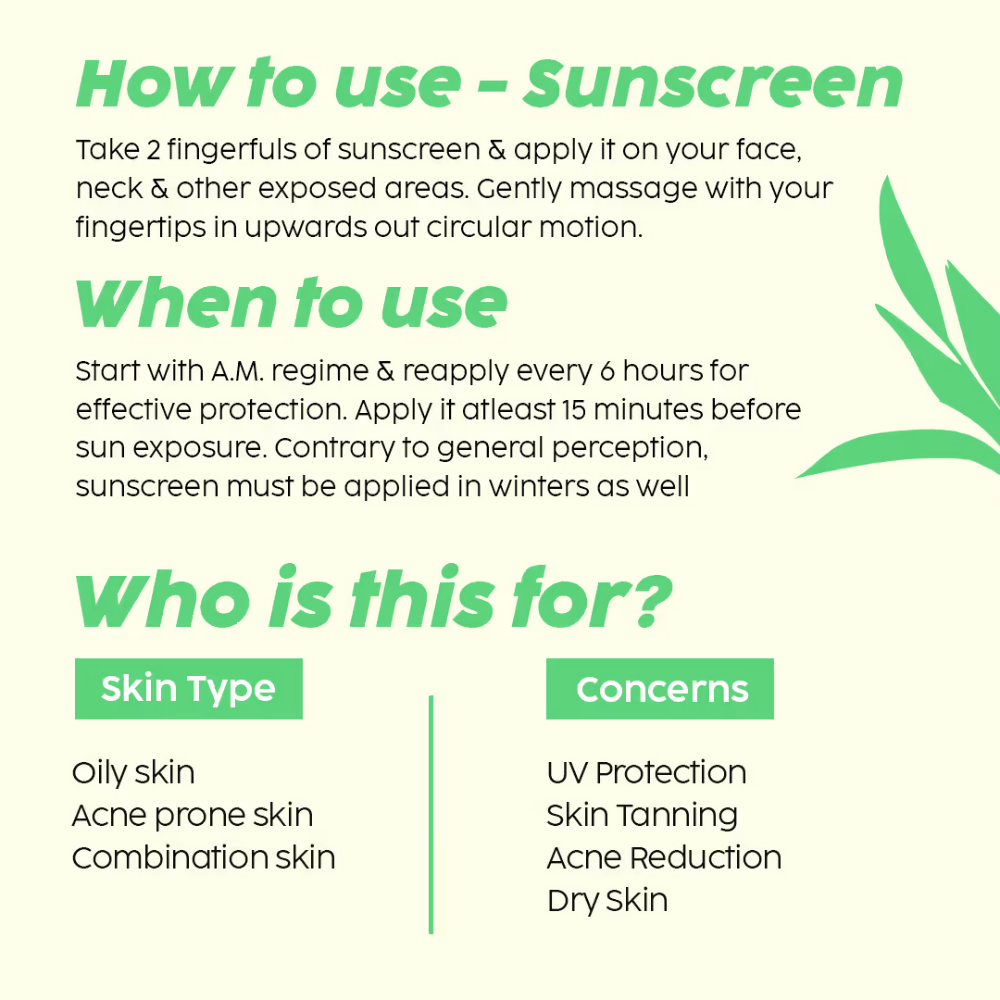 PLIX The Plant Fix 2% Acne Buster Moisturizer & Salicylic Acid Sunscreen SPF50+ PA+++, Reduce Acne, Pimple Marks | Grocsy
