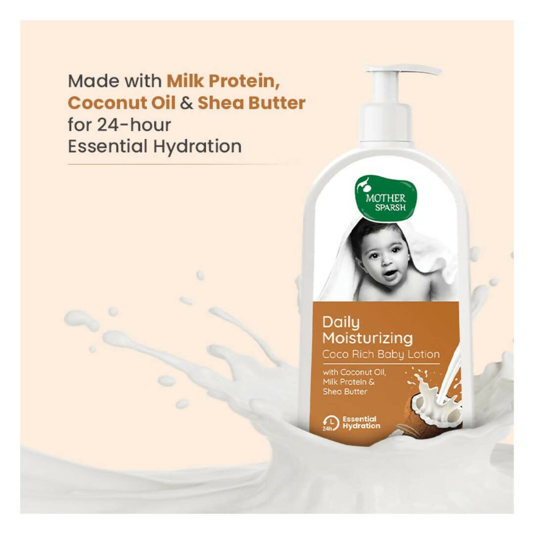 Mother Sparsh Daily Moisturizing Coco Rich Baby Lotion | Grocsy