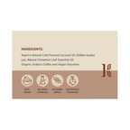 Kaprica Natural Handcrafted Cold Pressed Coconut Oil Soap With Coffee & Cinnamon | Grocsy