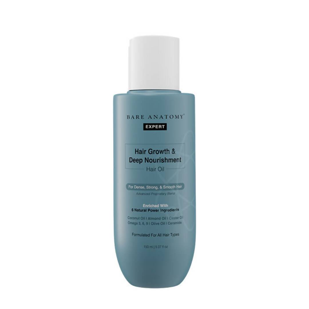 Bare Anatomy Expert Hair Growth & Deep Nourishment Hair Oil, Provides Dense, Strong & Smooth Hair | Grocsy