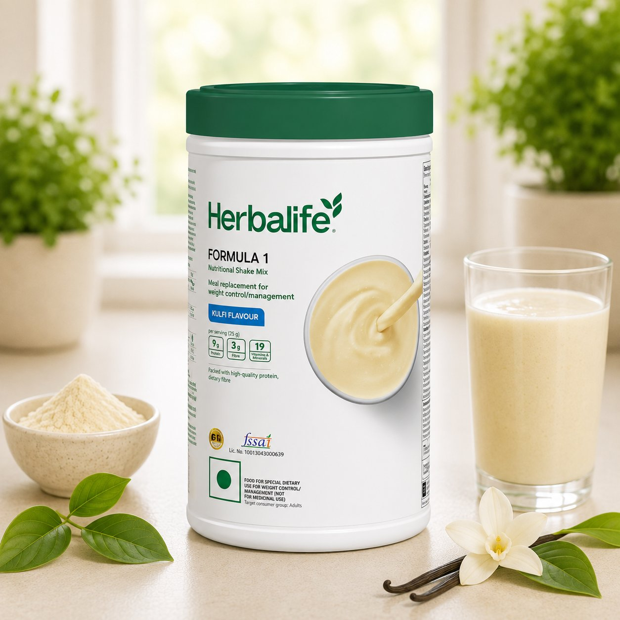 Herbalife Formula 1 - Nutritional Shake Mix - Kulfi Flavour | Grocsy