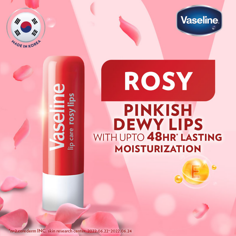Vaseline Lip Care Lip Balm Stick - Rosy Lips | Grocsy