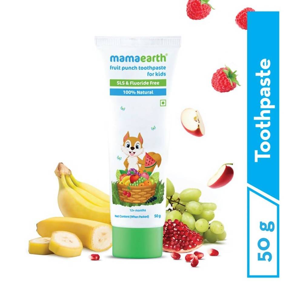 Mamaearth Fruit Punch Toothpaste For Kids | Grocsy