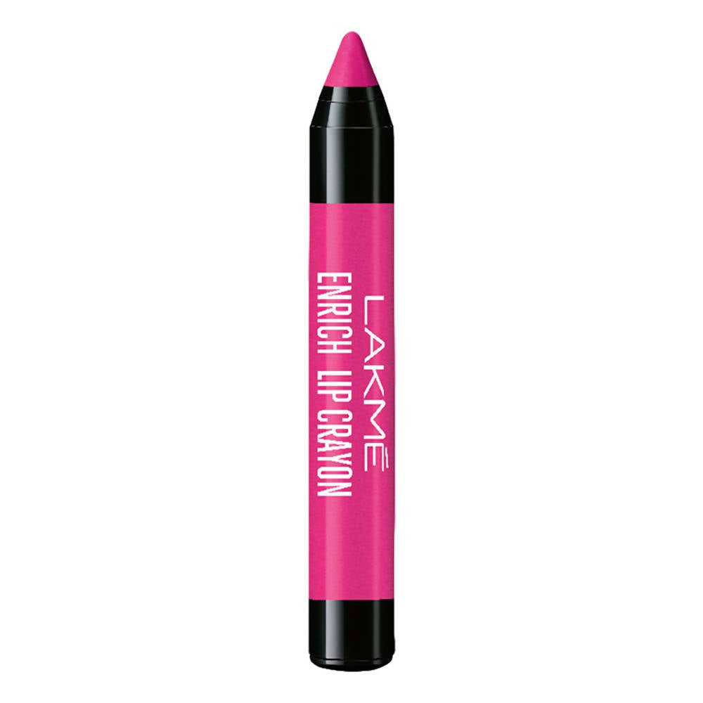 Lakme Enrich Lip Crayon - Pink Burst | Grocsy
