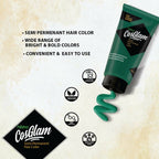Nisha Cosglam Semi Permanent Hair Color 41 Crazy Green | Grocsy