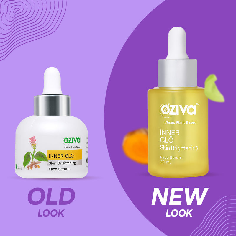 OZiva Plant Based Inner Glo Skin Brightening Face Serum | Grocsy