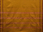 Olive Narayanpet Cotton Handloom Saree with Checks Design - Global Threads | Grocsy