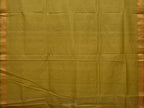 Olive Uppada Cotton Handloom Saree with Jamdani Pallu Design - Global Threads | Grocsy
