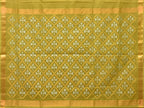 Olive Uppada Cotton Handloom Saree with Jamdani Pallu Design - Global Threads | Grocsy