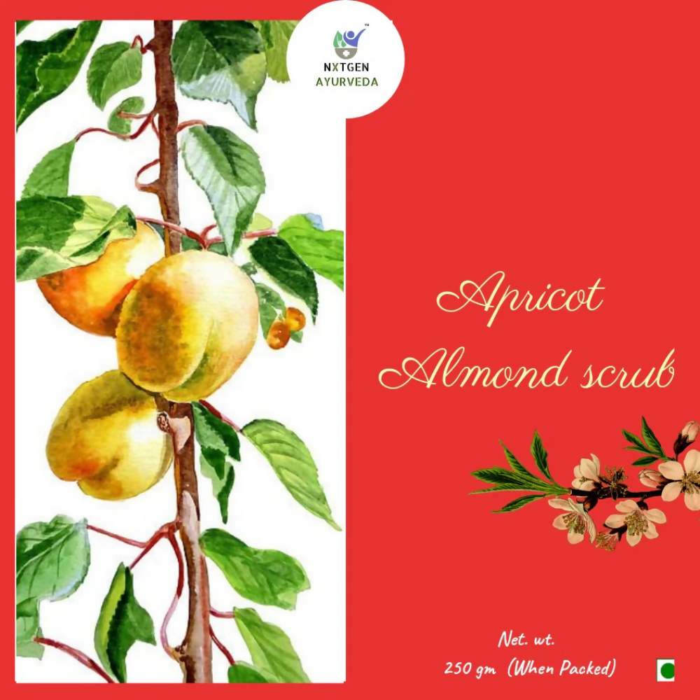 Nxtgen Ayurveda Apricot Almond Scrub | Grocsy