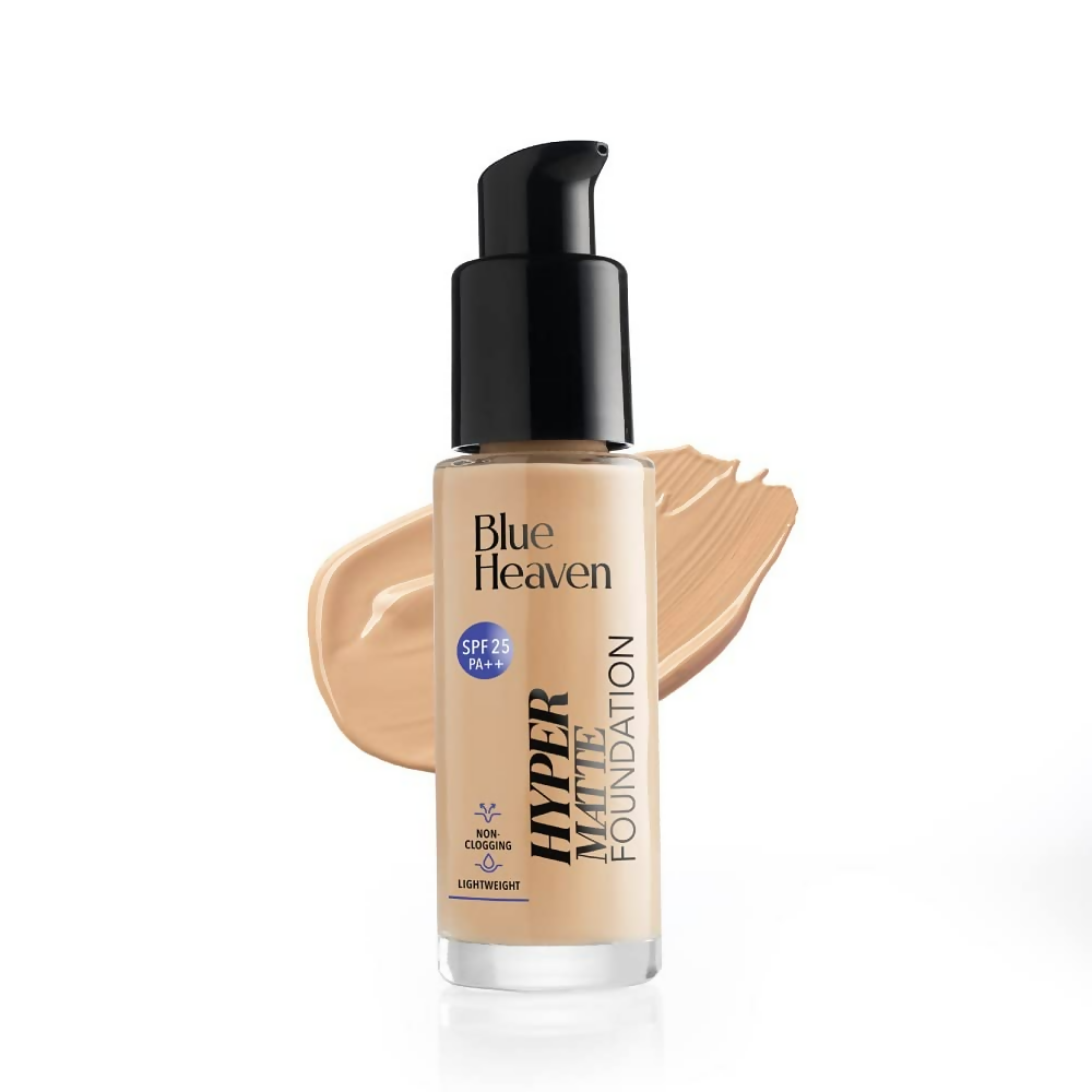 Blue Heaven Hyper Matte Foundation - 401 Natural Sand | Grocsy