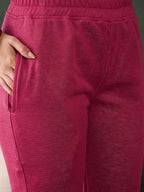Sangria Self-Designed Winter Kurta & Trousers With Dupatta | Grocsy