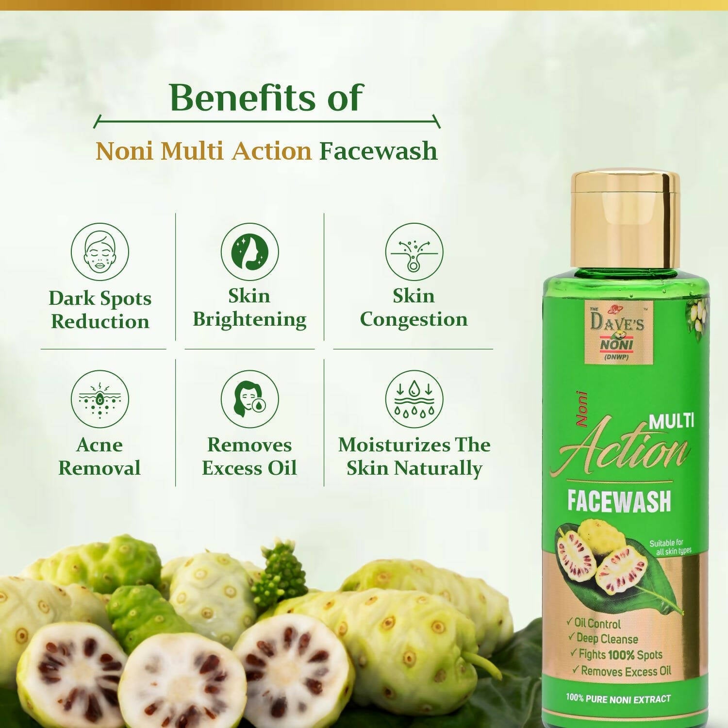 The Dave's Noni Multi Action Face Wash | Grocsy