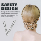 Bronson Professional Bun Pins U shaped Hair Pins - Small Size | Grocsy