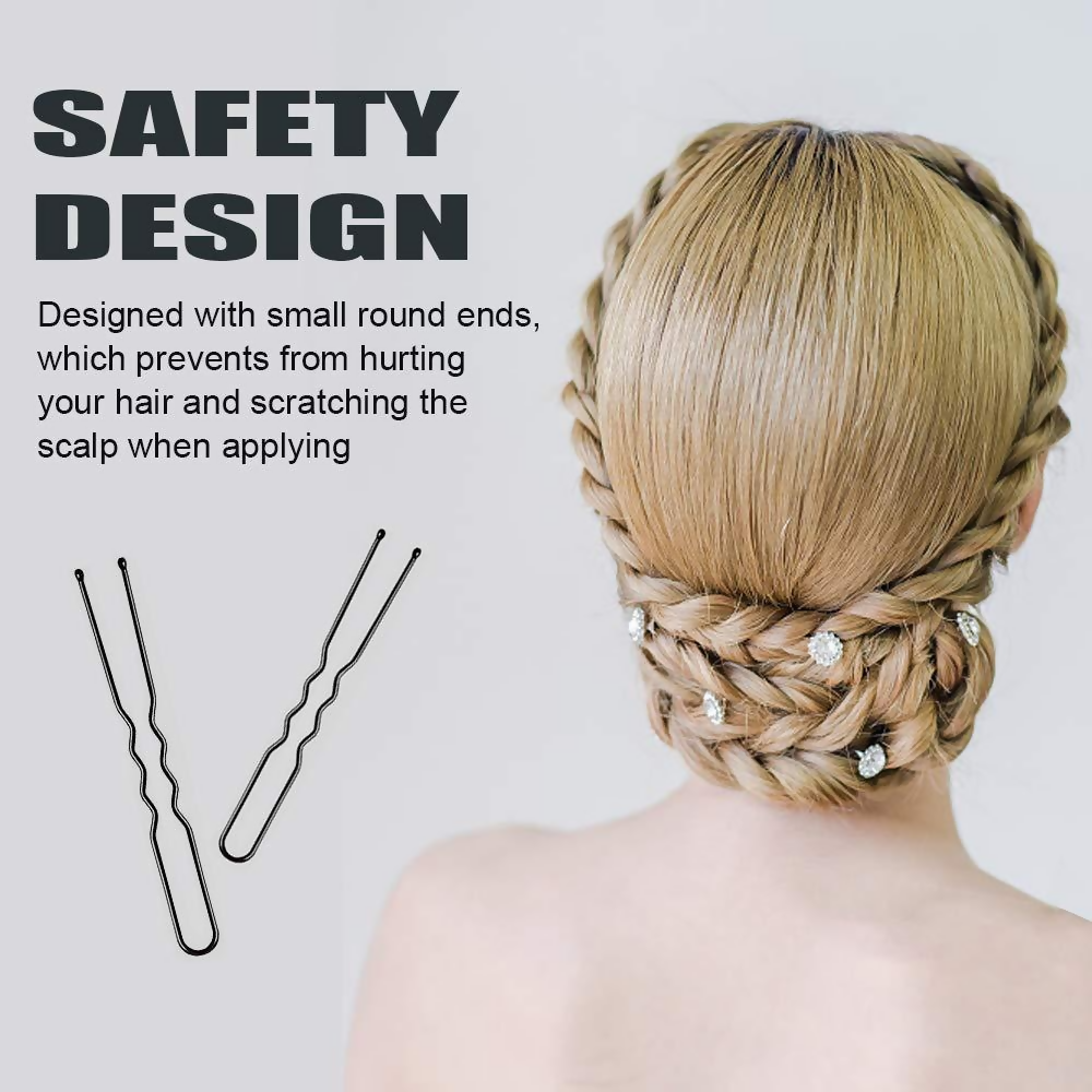 Bronson Professional Bun Pins U shaped Hair Pins - Small Size | Grocsy