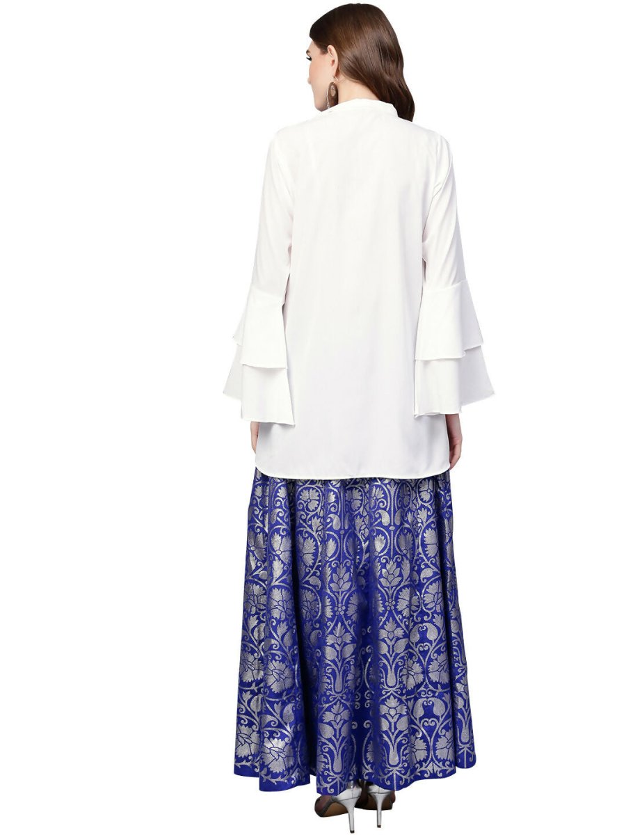 Ahalyaa Women's Traditional Wea Co-ods - White | Grocsy