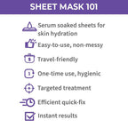 Nykaa Naturals Skin Secrets Exotic Indulgence Honey + Lavender Sheet Mask For Calm & Glowing Skin | Grocsy