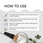 Vega Face Pack Brush for Women & Men | Grocsy