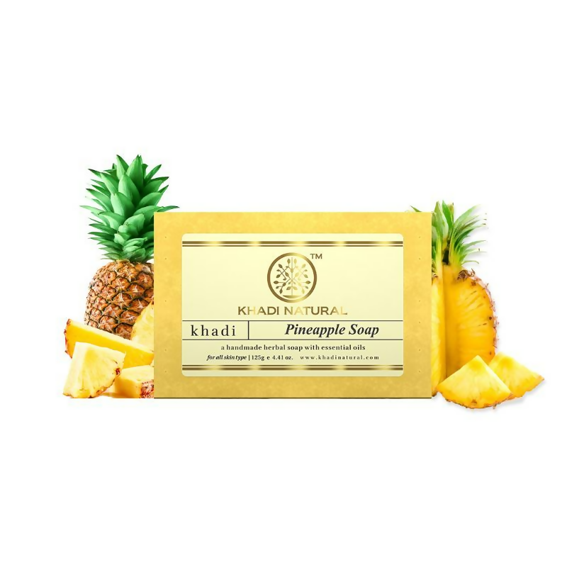 Khadi Natural Pineapple Handmade Soap | Grocsy