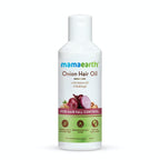 Mamaearth Onion Hair Oil With Onion & Redensyl For Hair Fall Control | Grocsy