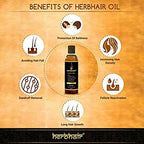 HerbHair Pure Herbal Regrow and Retain Hair Oil | Grocsy