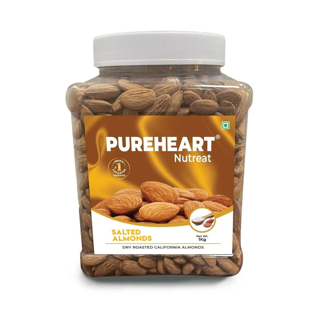 Pureheart Dry Roasted Nutreat Salted Almonds | Grocsy