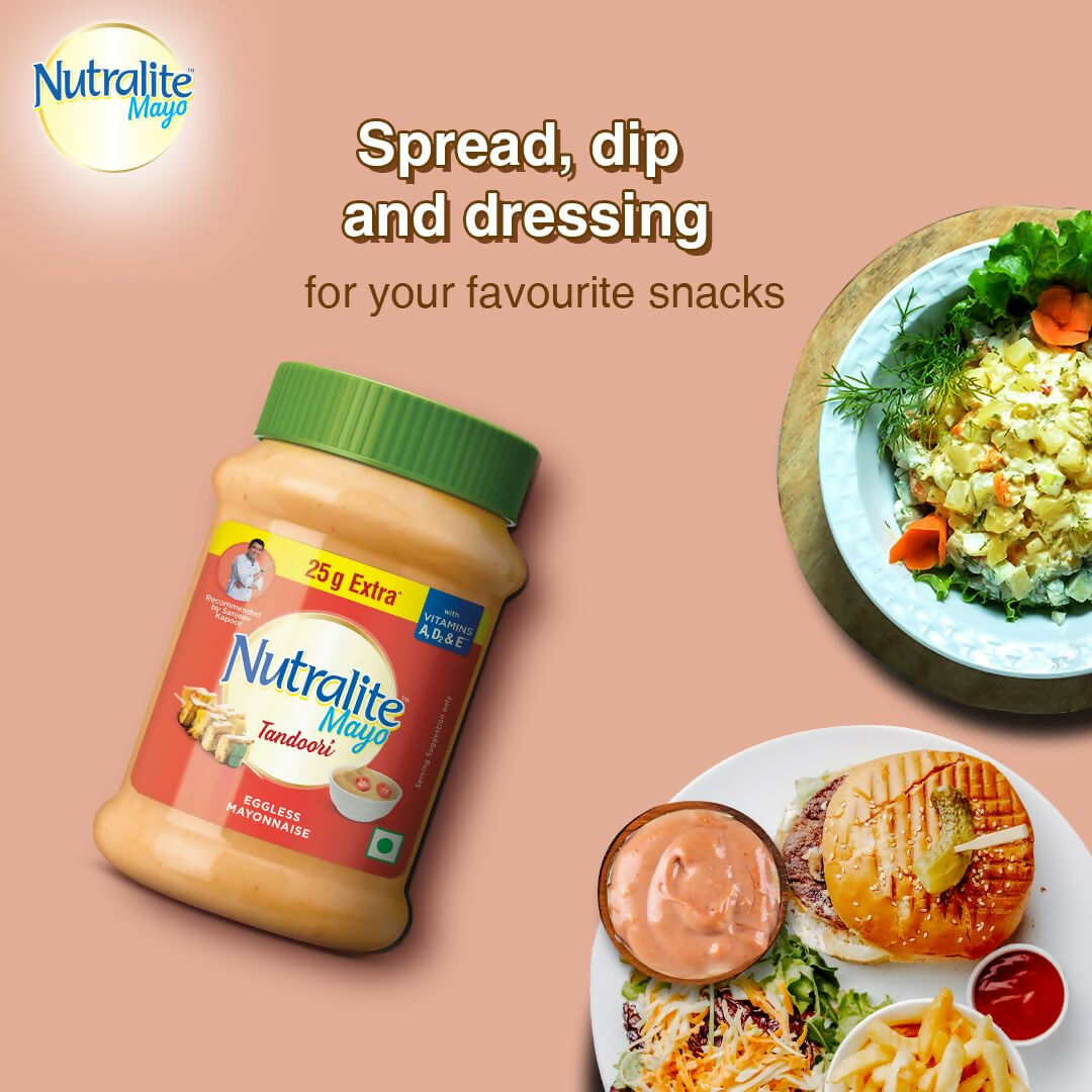 Nutralite Tandoori Mayo|Eggless Mayonnaise | Grocsy
