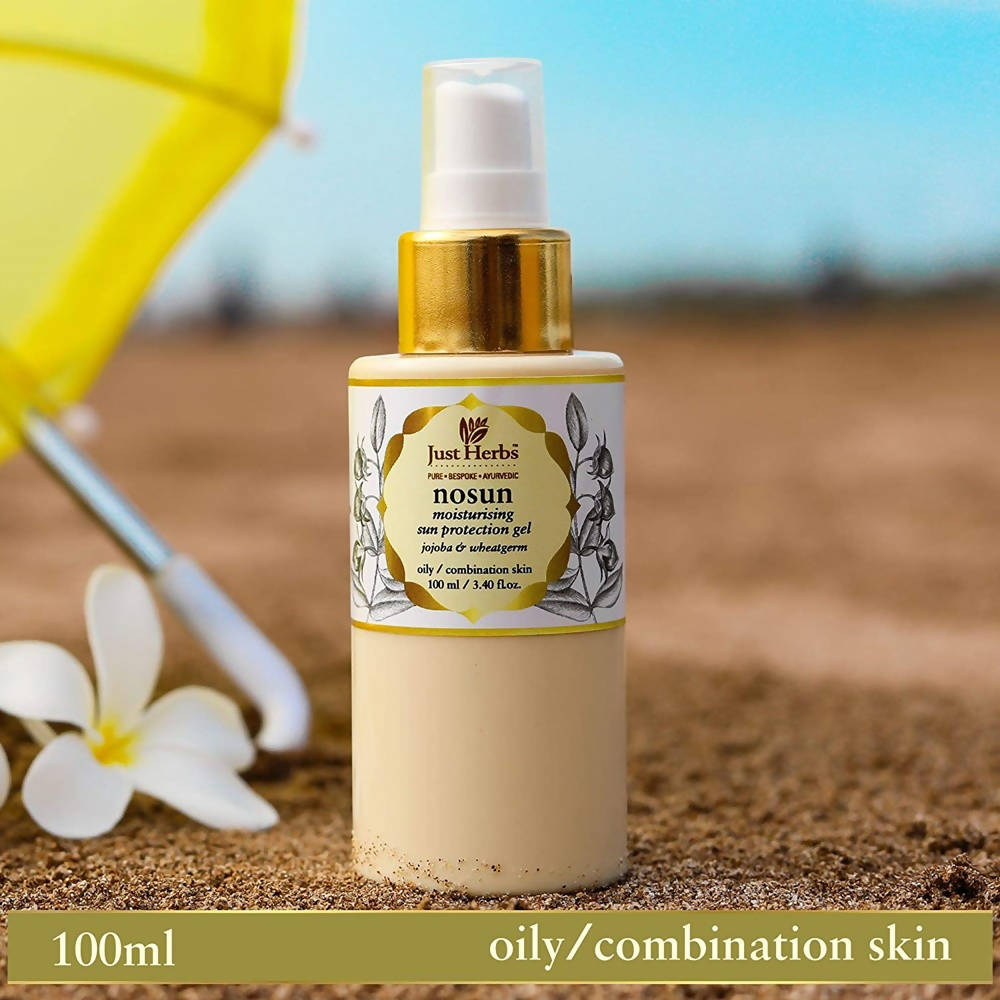 Just Herbs No Sun Jojoba-Wheatgerm Moisturizing Sun Protection Gel | Grocsy